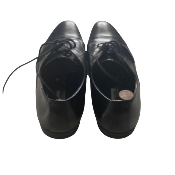 Steve Madden Black Leather Capped Toe Lace-Up Dress Oxford Shoes Men’s Size 11M - Picture 8 of 9